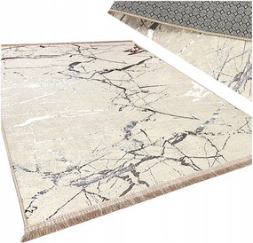 Fürdőszoba Konyhai Szőnyeg 60x100 Csúszásgátló Mosószőnyeg Bézs Paris