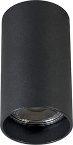 4 darabos modern, felületre szerelhető spotlámpa szett fekete 5,5 cm GU10 50 mm - Tuba