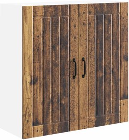 vidaXL Konyhaszekrény Öreg fa 80 x 31 x 80 cm Faanyag