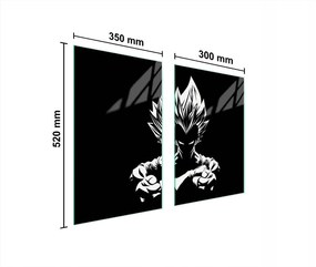 Üveg Konyhai Védőlap 65x52 Anime