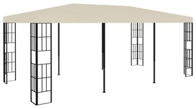 Krémszínű pavilon 3 x 6 m