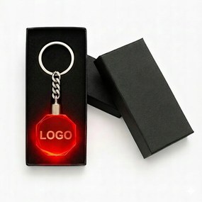 Világító kulcstartó Dodge márkájú Led kristály Ajándék