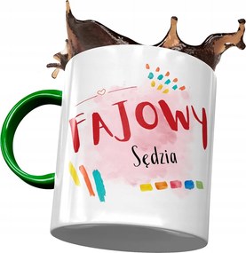 Zöld Bögre Bírónak Cool Bíró Ajándék Nyomtatott Fotóval