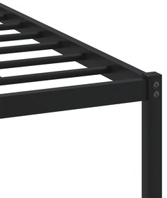 sonoma tölgy színű fém ágykeret matrac nélkül 100 x 200 cm