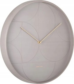 Nagy szürke elemes falióra konyha nappaliba Echelon Circular XX