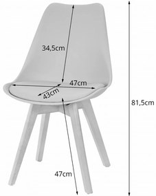 Fekete étkezőgarnitúra 1 + 4, MADO ARTISAN asztal 120x80 + BALI MARK szék fekete