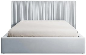 Franciaágy 140 cm Thala 140 (ágyráccsal) (tárolóhellyel) (világosszürke + fekete). Akció -15%. 1099734