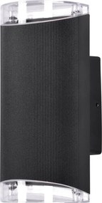 KAJA K-8204 PRIMA Fekete Színű Fali Lámpa 2xGU10 10W IP44