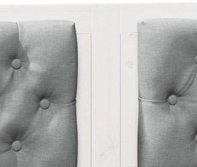 Fejtámla Egyéb Fehér és világosszürke 160 cm Tömör fenyőfa