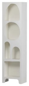 Fehér könyvespolc 48x180 cm Caz – WOOOD