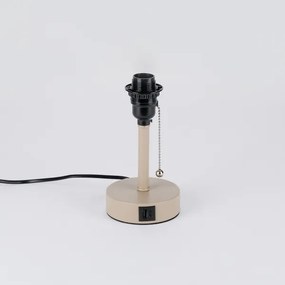 BRILAGI - Asztali lámpa USB-porttal TABLON 1xE27/25W/230V bézs