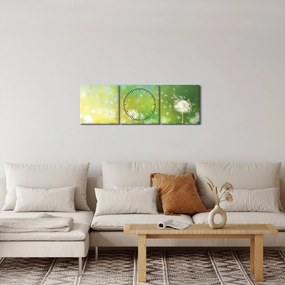 Kép - Virágozatlan pitypang (órával) (90x30 cm)