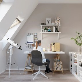 Fekete fém asztali lámpa (magasság 43 cm) Etna – Sollux