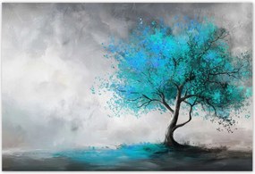 Poszterek 200x135 Kék fa Modern Art