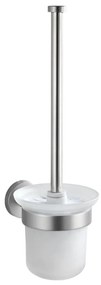 WENKO 19614100 - WC-kefe BOSIO MATT 10x14 cm rozsdamentes acél/ezüst/szatén