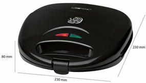 Clatronic ST 3477 szendvicssütő, fekete
