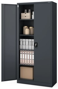Fém iratszekrény JAN H, 900 x 1950 x 400 mm, antracit