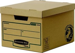 Archiválókonténer, karton, standard, BANKERS BOX® EARTH SERIES by FELLOWES® (IFW44706)