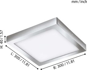 Eglo 98561 - LED RGBW, fényerőszabályozható mennyezeti lámpa FUEVA-C LED/21W/230V BT IP44