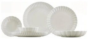 18 darabos fehér porcelán étkészlet
