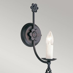 Elstead Lighting BELFRY BY1-BLACK Fali lámpa 1x60W/E14