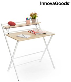 InnovaGoods Összecsukható íróasztal, 85x60x97 cm, MDF/acél