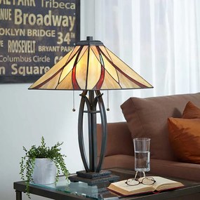 Quoizel ASHEVILLE QZ-ASHEVILLE-TL Asztali lámpa 2x60W/E27