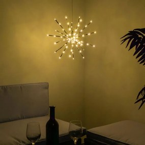 NEXOS Karácsonyi LED világítás csillag 80 LED meleg fehér