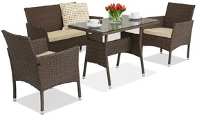 Kerti bútor technorattan Valetta Garden Point barna