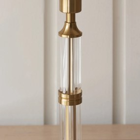Endon glamour asztali lámpa morton rechargeable sárgaréz átlátszó end110463
