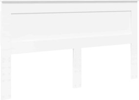 vidaXL Fejtámla fejtámlával Fehér 200 cm Faanyag
