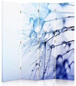 Gario Paraván Vízcseppek a kékben Méret: 145 x 170 cm, Kivitelezés: Klasszikus paraván