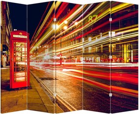 Paraván - Piros londoni telefonfülke (210x170 cm)