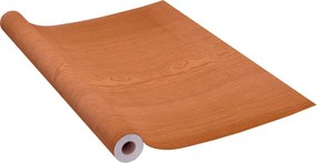 vidaXL világos tölgyszínű öntapadó PVC bútorfólia 500 x 90 cm