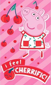 Peppa malac Cherrific kéztörlő, arctörlő, törölköző 30x50 cm