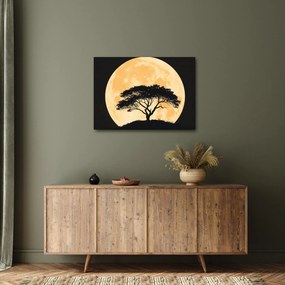 Kép – Fa arany teliholdban II. (70x50 cm)