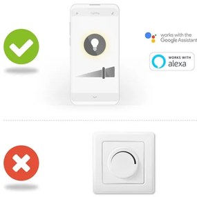 Nedis WIFILOFC20FBK-LED RGBW Reflektor SmartLife LED/20W/230V Wi-Fi IP65