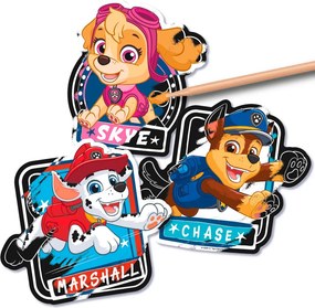 Mancs Őrjárat Team scratch képkarcoló matricák