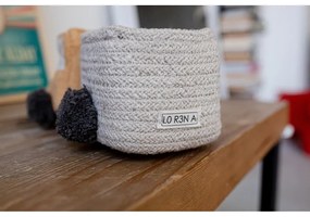 Textil játéktároló kosár szett 2 db-os 24x14x8 cm Truck – Lorena Canals