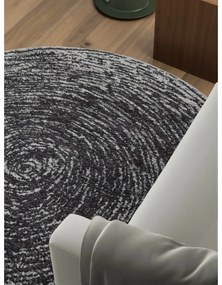 Szürke kerek szőnyeg ø 120 cm Gloria Cavallo – Hanse Home