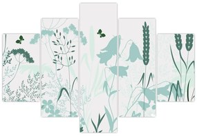 Kép - rét vektor (150x105 cm)