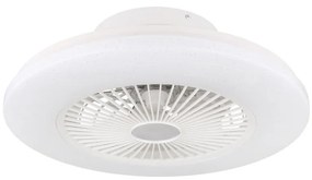 Globo 03628 - LED Dimmelhető mennyezeti lámpa ventilátorral LED/30W/230V + távirányító