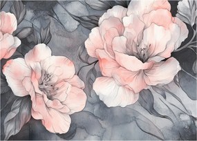 Kép - Virágok vázlata (70x50 cm)