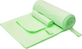 vidaXL Sporttörölköző Szett 2 pcs Zöld szövet