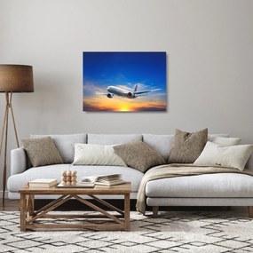 Repülőgép képe (üvegen) (70x50 cm)