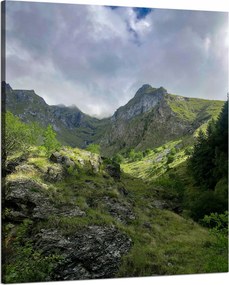 Vászonkép Természet Körbehajló hegyek 80x100 cm