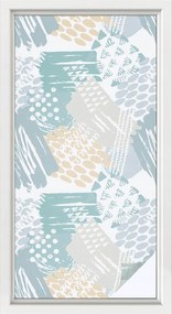 Ablakfólia öntapadós adatvédelem Absztrakt mozaik 50x100