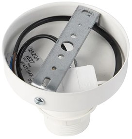 Modern mennyezeti lámpa fehér búrával 25 cm - Combi