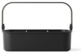 Fekete újrahasznosított műanyag fürdőszobai rendszerező Bellwood – Umbra