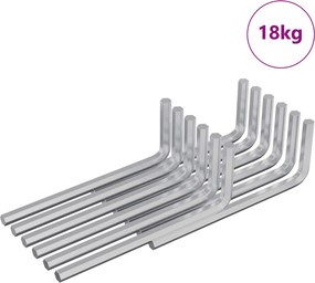vidaXL Hatos Kulcs 4675 pcs Ezüst 32 x 86 mm Acél